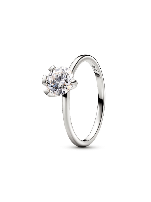 Pandora Nova 14k White Gold Lab-grown Diamond Ring - Image 3