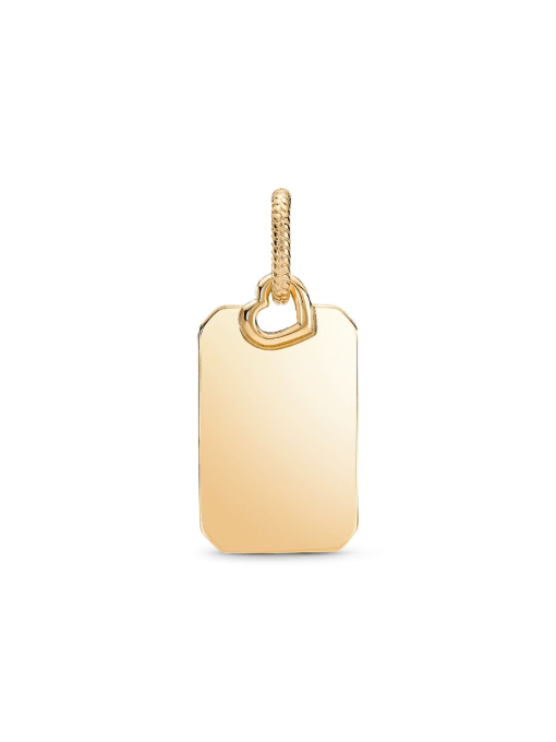 Engravable Rectangle Tag Pendant - Image 6