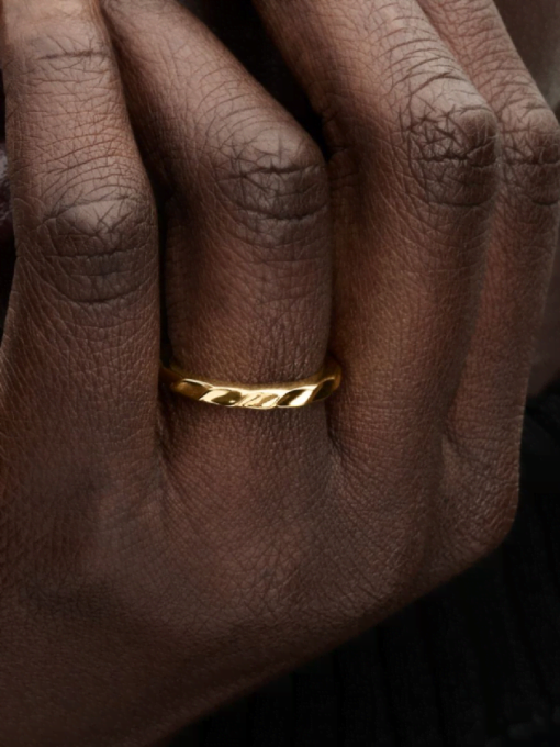 Rippled Band Ring - Image 2