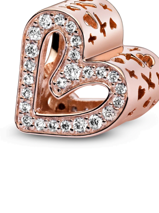 Sparkling Freehand Heart Charm - Image 5