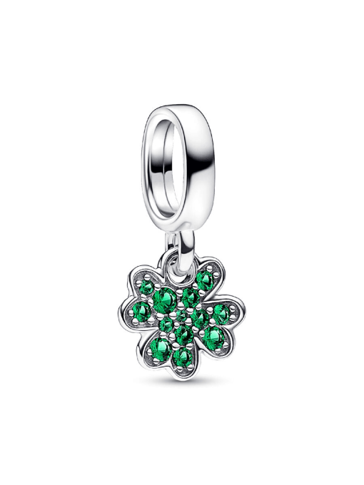 Four Leaf Clover Dangle Charm - Image 3