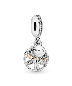 Sparkling Family Tree Dangle Charm