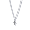 Sparkling Cross Pendant Necklace Set