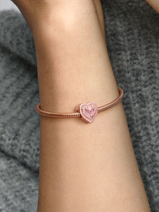 Sparkling Levelled Heart Charm - Image 2