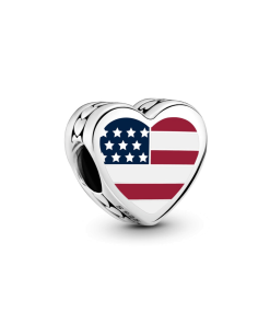 USA Heart Charm