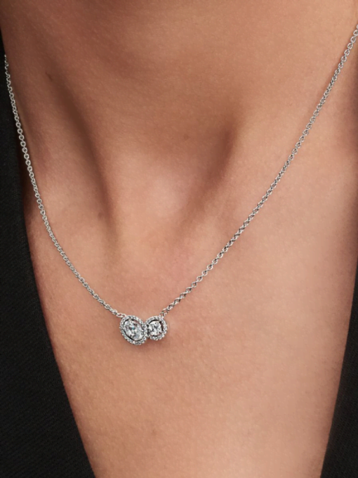 Embracing Halo Necklace - Image 2