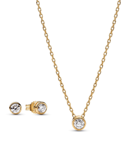 Pandora Era Lab-grown Diamond Jewelry Gift Set, 14k Gold
