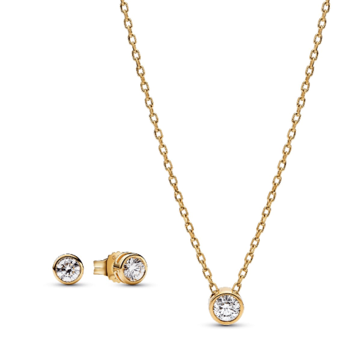 Pandora Era Lab-grown Diamond Jewelry Gift Set, 14k Gold
