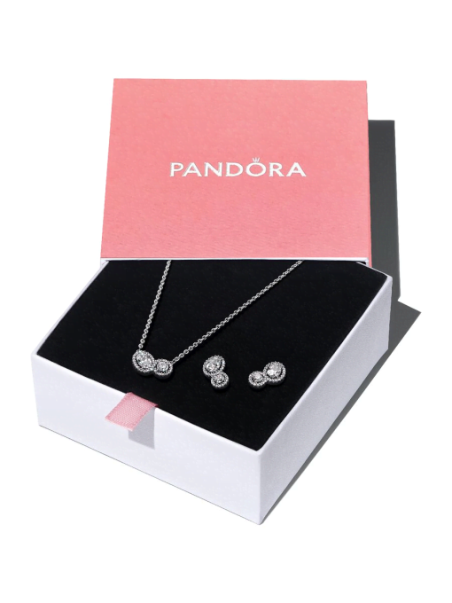 FINAL SALE - Double Halo Jewelry Giftset