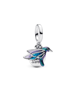 Hummingbird Double Dangle Charm