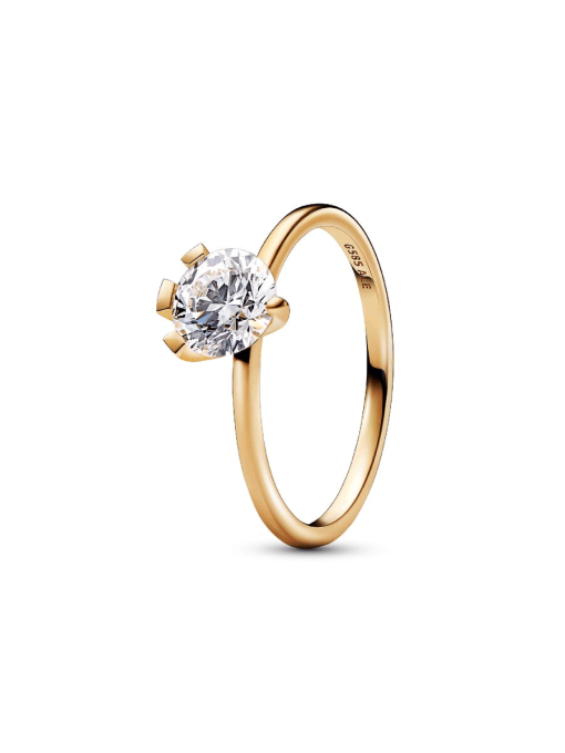 Pandora Nova 14k Gold Lab-grown Diamond Ring - Image 3