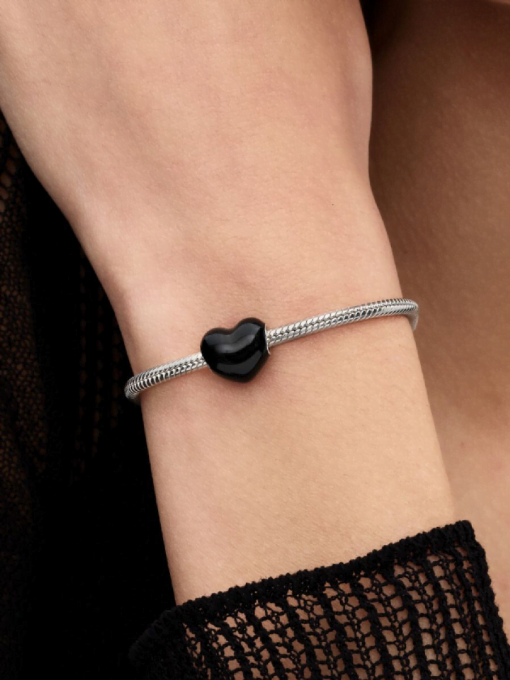 Black Heart Charm - Image 2