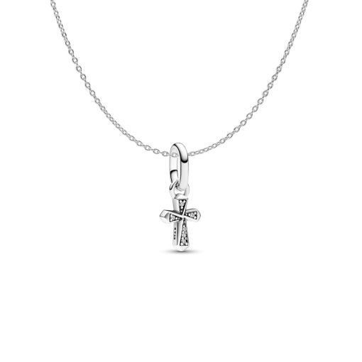 Mini Cross Charm Necklace Set