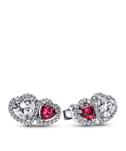Halo Hearts Stud Earrings