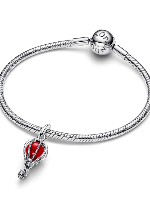 Hot Air Balloon Murano Glass Dangle Charm - Image 7