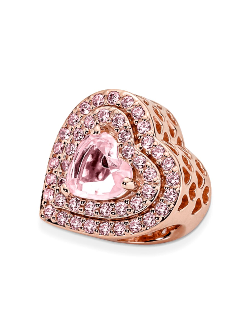 Sparkling Levelled Heart Charm - Image 6