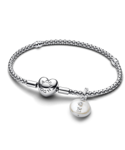 Mother's Day Pearl Charm Bracelet Set
