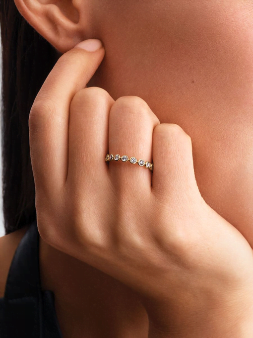 Pandora Era Bezel Lab-Grown Diamond Eternity Ring - Image 4