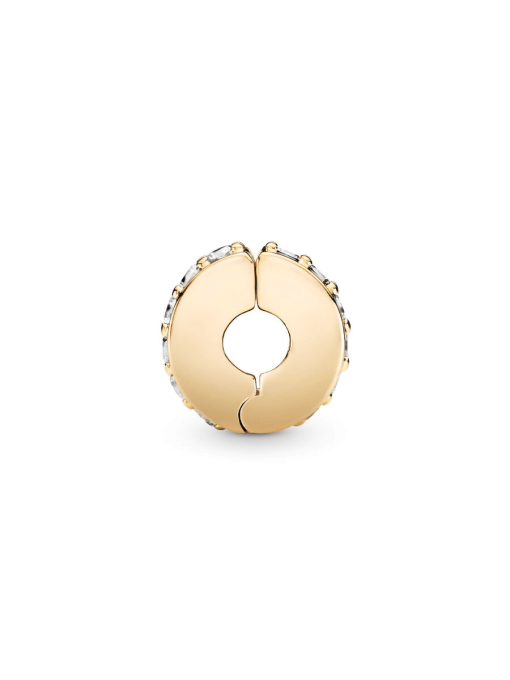 Clear Sparkling Row Clip Charm - Image 3