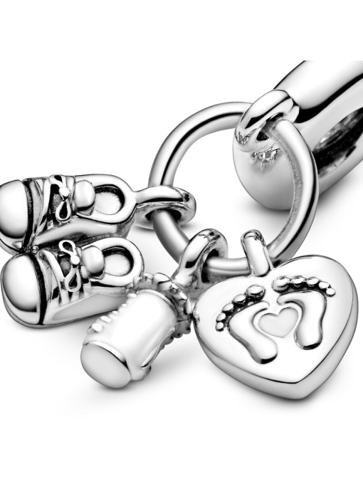 Baby Bottle and Shoes Dangle Charm - Image 7