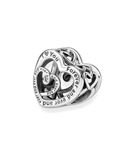 Entwined Infinite Hearts Charm - Image 6