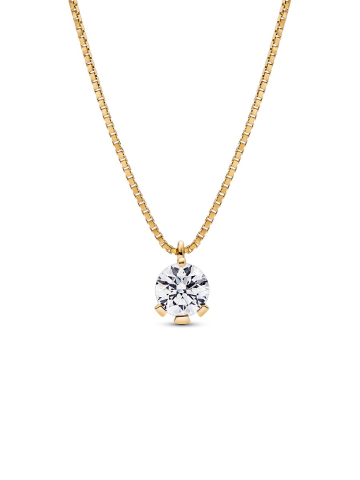 Pandora Nova 14k Gold Lab-grown Diamond Pendant Necklace