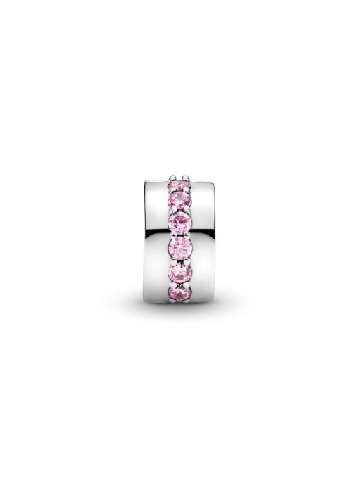 Pink Sparkling Row Clip Charm - Image 7