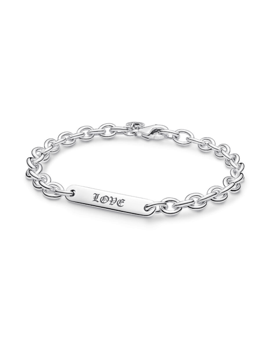 Engravable Bar Link Bracelet - Image 5