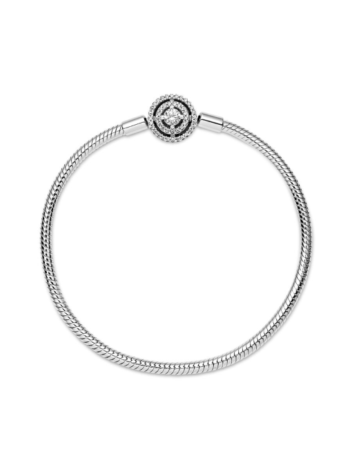 Pandora Moments Halo Snake Chain Bracelet - Image 7