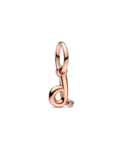 FINAL SALE - Letter D Script Alphabet Dangle Charm