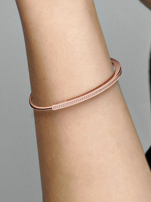 Pandora Signature I-D Pave Bangle - Image 2