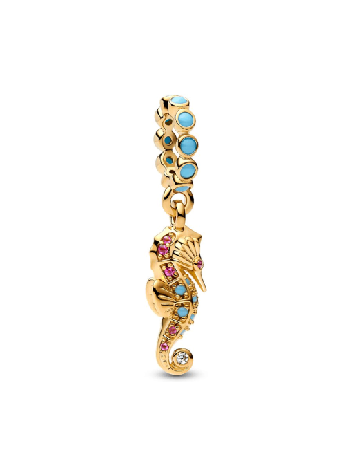 Seahorse and Starfish Charm Necklace - Image 4