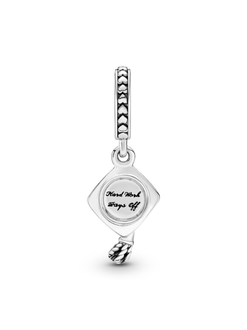Graduation Cap Dangle Charm - Image 3