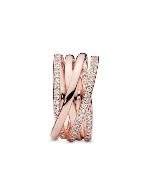 Sparkling & Polished Lines Ring - Image 6