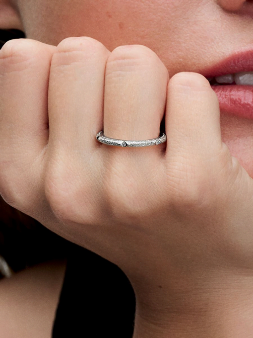 Texture & Stones Ring - Image 2