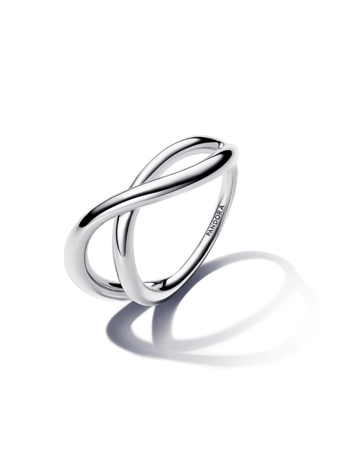 Organically Shaped Infinity Ring