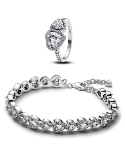 Halo Hearts Jewelry Set