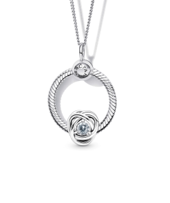 March Birthday Necklace Set