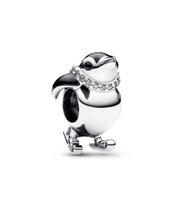 Skiing Penguin Charm