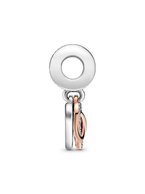 Sparkling Infinity Heart Dangle Charm - Image 5