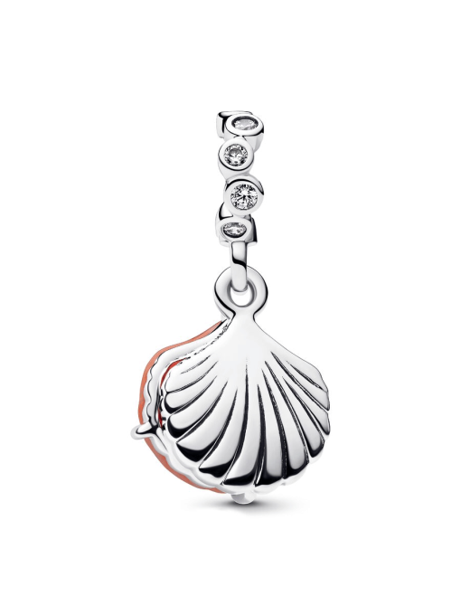 Coral-colored Shell Double Dangle Charm - Image 7