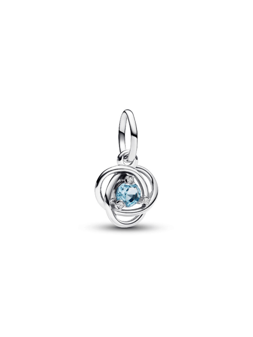March Eternity Circle Dangle Charm Bracelet Set - Image 4