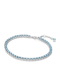 Sparkling Light Blue Tennis Bracelet