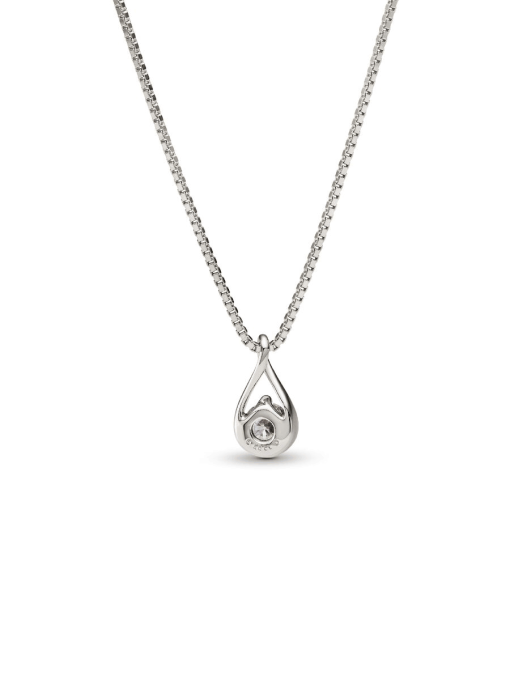 Pandora Infinite 14k White Gold Lab-grown Diamond Pendant Necklace - Image 6