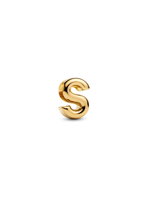 Letter S Charm Necklace - Image 3