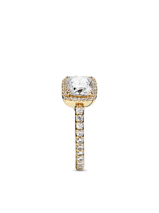 FINAL SALE - Square Sparkle Halo Ring - Image 7