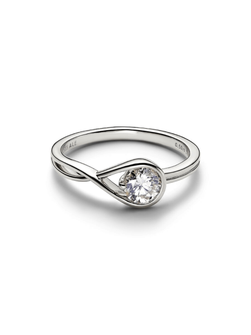 Pandora Infinite 14k White Gold Lab-grown Diamond Ring - Image 6