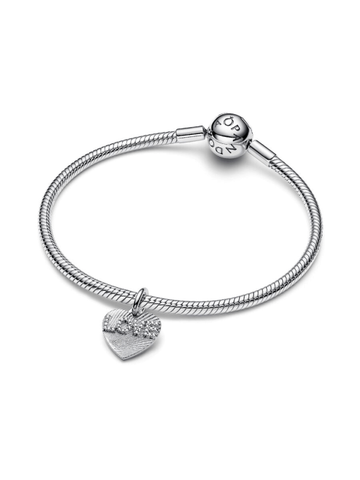 Engravable Love Heart Dangle Charm - Image 9