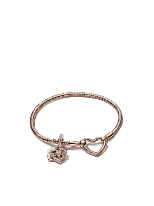 Heart & Mom Dangle Charm & Bracelet Set - Image 2