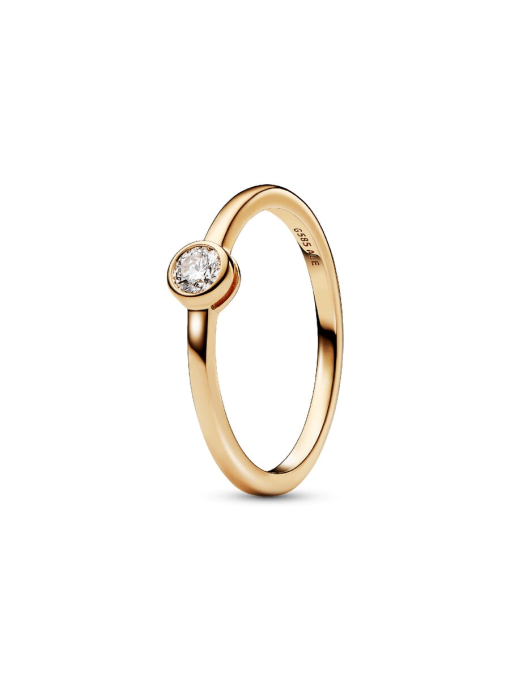 Pandora Era Bezel 14k Gold Lab-grown Diamond Ring - Image 3